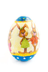 Easter egg isolated on white