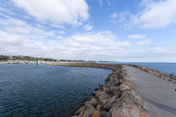 Port Arlington seawall