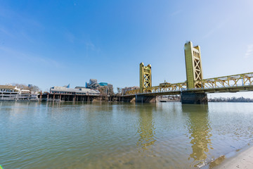 Obraz premium The famous tower bridge of Sacramento