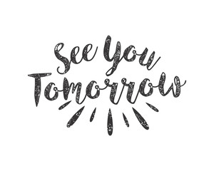 see you icon typography typographic creative writing text image 3 - obrazy, fototapety, plakaty