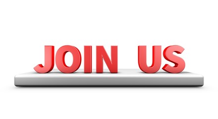 Join Us 3D Text