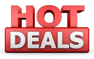 Hot Deals 3D Text