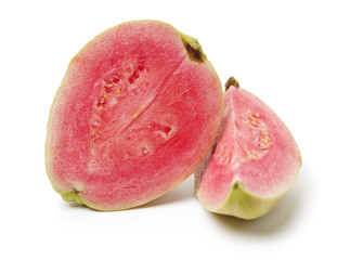 Guava isolated on white background