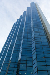 Fototapeta na wymiar Skyscraper bottom view