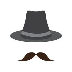 Abstract hipster avatar icon