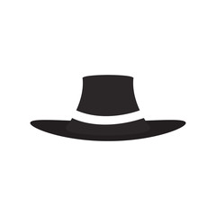 Hipster hat icon