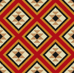 seamless ethnic geometric pattern