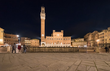 Obraz premium Siena (Italy) - The wonderful historic center of the famous city in Tuscany region, central italy, declared by UNESCO a World Heritage Site.