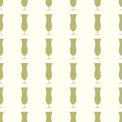 Wineglasses vector illustration on a seamless pattern background