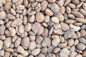Stone pebbles texture background for interior exterior decoration and industrial construction concept design.