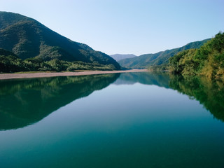 日本で一番の清流・高知県の四万十川