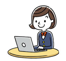 女子学生：インターネット