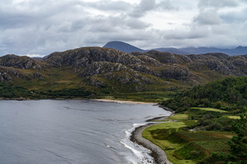 Fototapeta na wymiar Gruinard Bay, west of Ullapool, Scotland