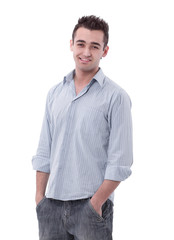 portrait of modern young man