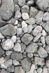 Large rocks in the mountains as a background