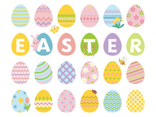 イースターエッグ　アイコン素材セット