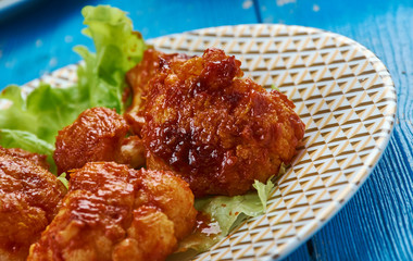 Crispy Buffalo Fried Cauliflower