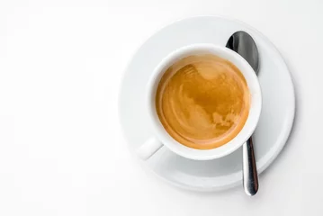 Zelfklevend Fotobehang cup of coffee © Maksim Shebeko