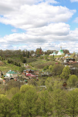 Fototapeta na wymiar Ancient Kremlin in the spring