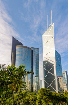 Hong Konk skyscrapers, China