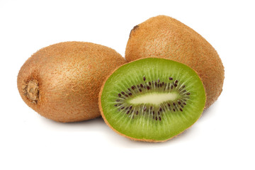 healthy food. kiwi fruit isolated on white background