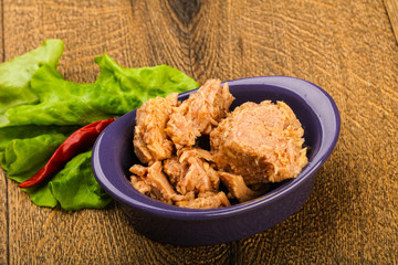 Canned tuna fish