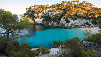 Fototapeta na wymiar Cala Macarelleta - isola di Minorca (Baleari)