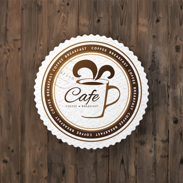 Cafe Round Sign