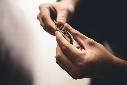 Person making joint
