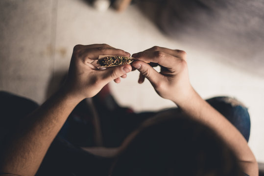 Person making joint
