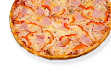 pizza with bacon