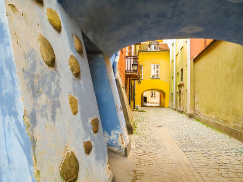 Old streets of the Old Town, Warsaw