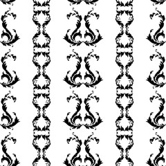 vector baroque seamless pattern