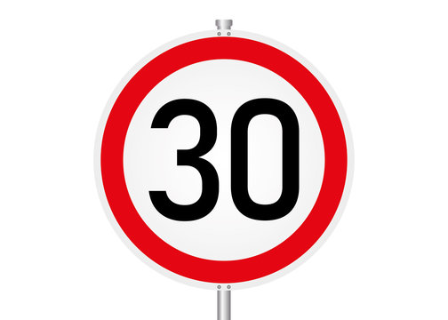 Geschwindigkeitsbegrenzung - 30
