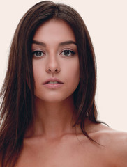 Obraz premium portrait of a girl with day make-up.