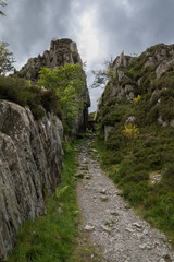 Wanderweg in Snowdonia - Wales
