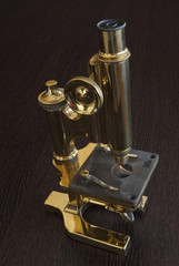old microscope, medicine