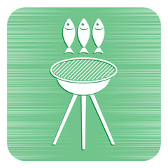 Grilled fish icon