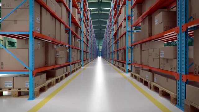 Warehouse looping animation