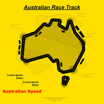 Australian Track Background