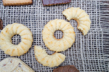 Sweet different  and delicious cookies