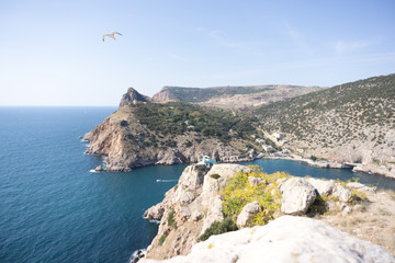 Fototapeta na wymiar view of Cape Balaklavsky