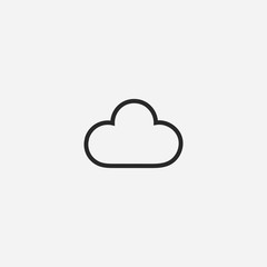 Cloud vector icon