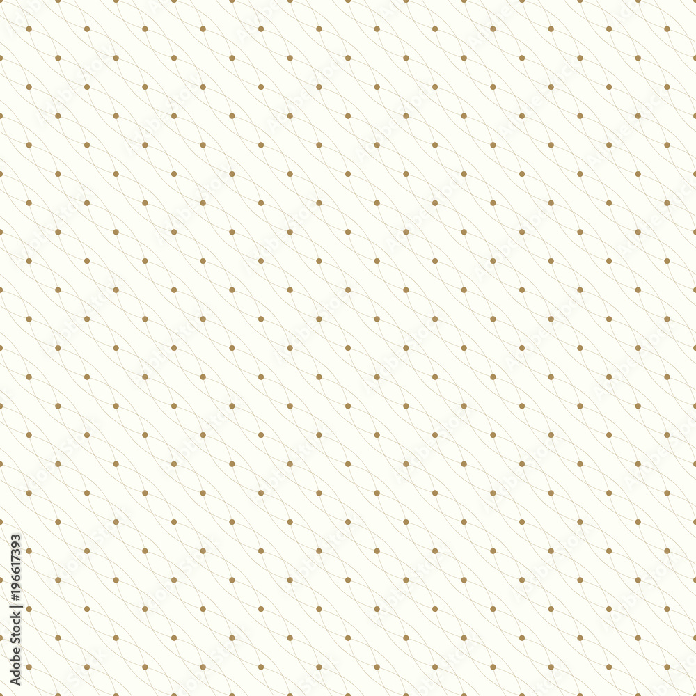 Aufkleber seamless geometric pattern. connected lines with dots. illustration
