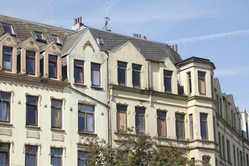 Alte verfallene Mehrfamilienhäuser in Bremerhaven-Lehe