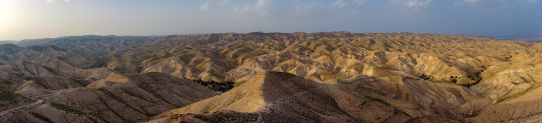 panorama of Judean desert, Israel