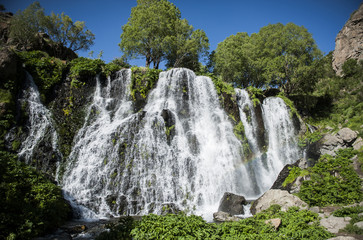Shaki waterfall in Armenia
