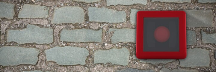 Composite image of fire alarm bell