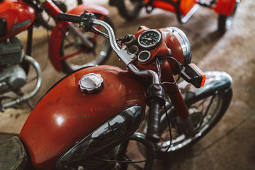 Retro motorbike