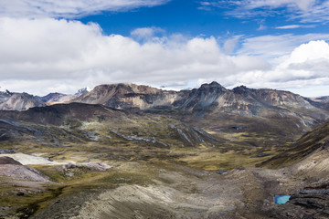 mountain landscape and remote wilderness in Peru
